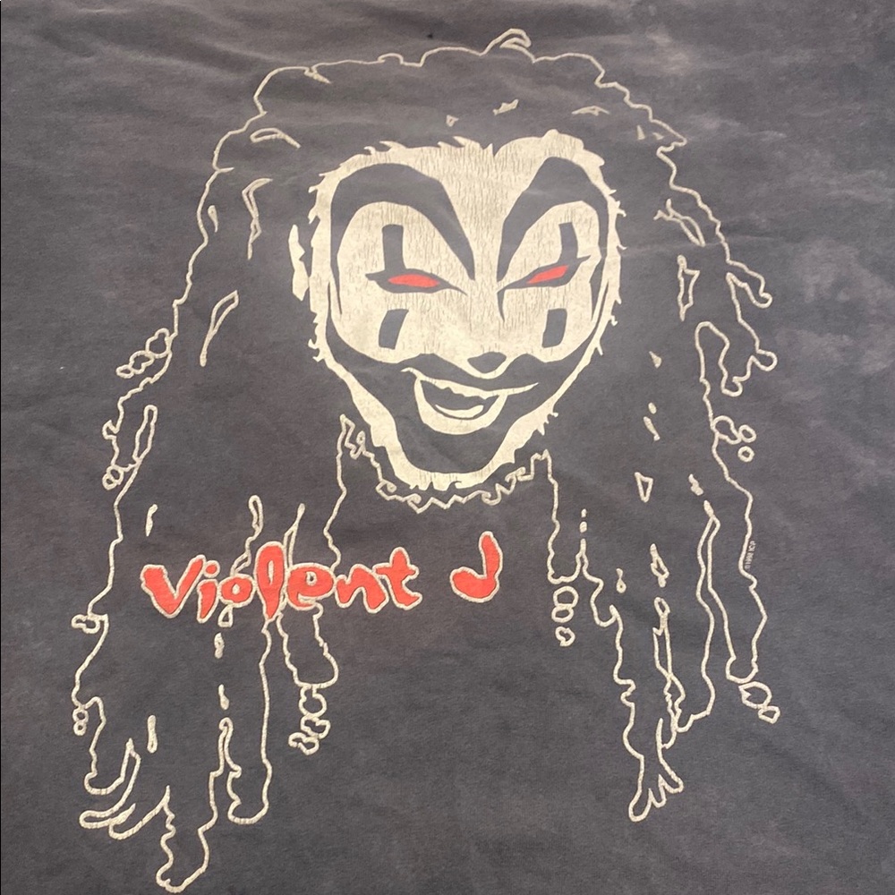 Violent J Glow in the Dark Vintage Graphic Tee - Black
